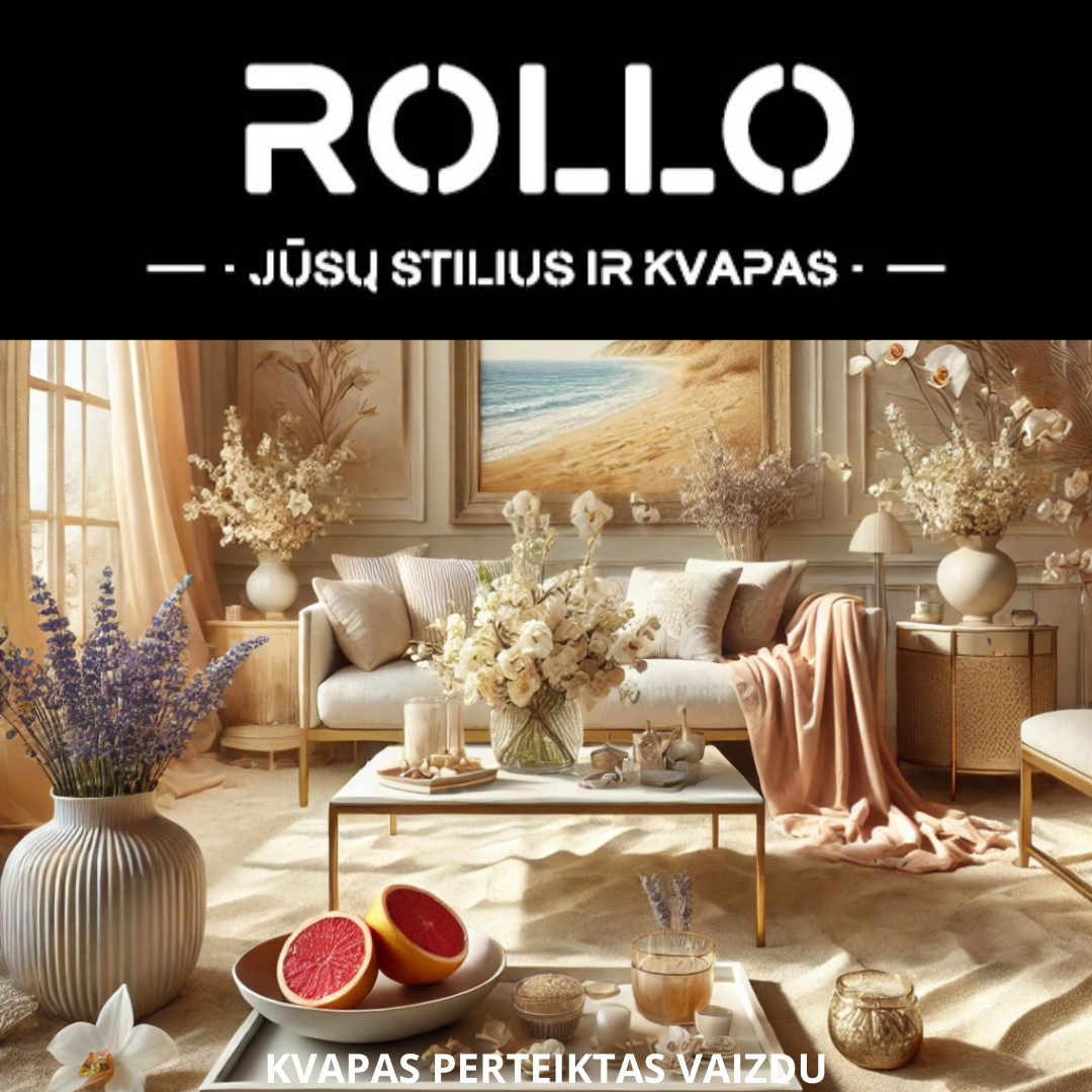 ROLLO medinis laikiklis - Auksinis smėlis