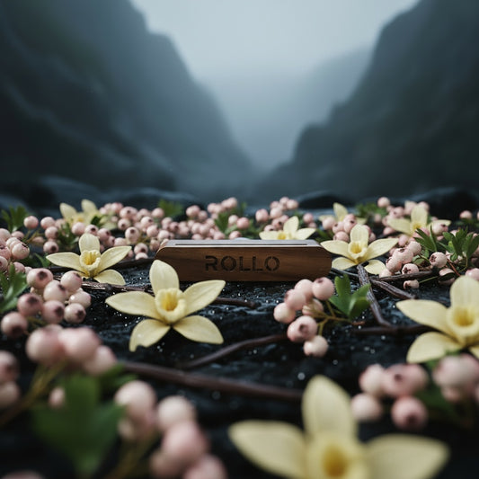 ROLLO medinis laikiklis su magnetu - Vanilla