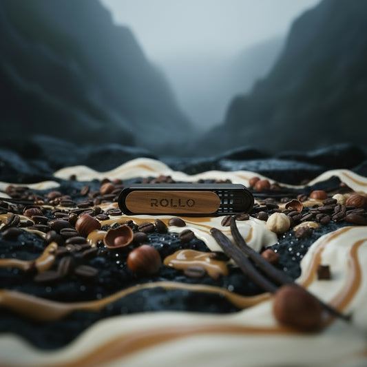 ROLLO metalinis laikiklis su magnetu - Kava ir vanilė