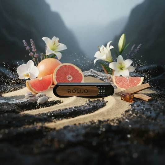 ROLLO metalinis laikiklis su magnetu - Auksinis smėlis