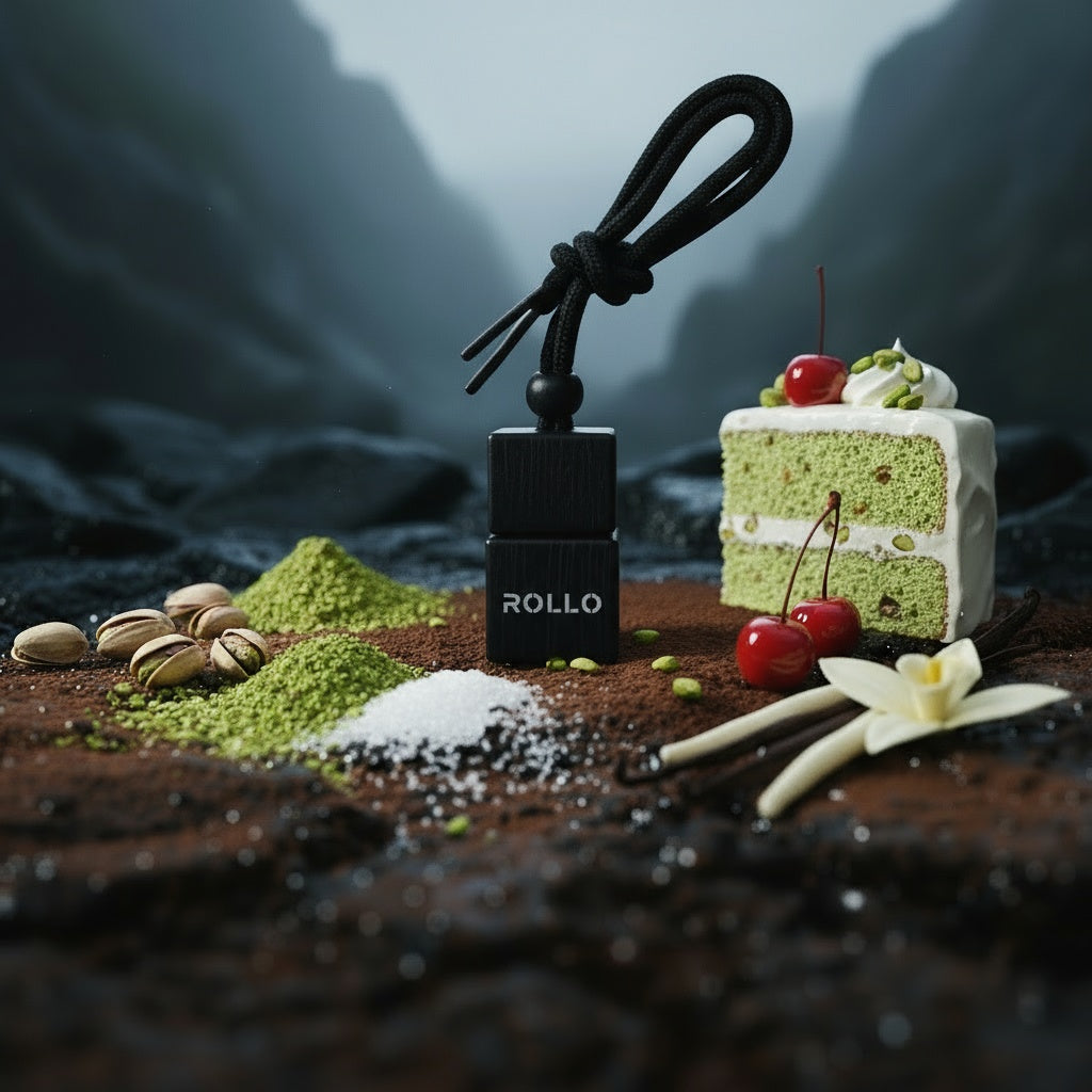 ROLLO pakabinamas buteliukas - Pistacinis pyragas