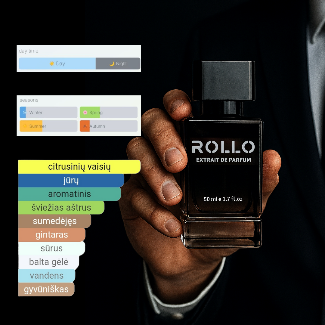 ROLLO EXTRAIT DE PARFUM 280 - įkvėpti Paco Rabanne Invictus