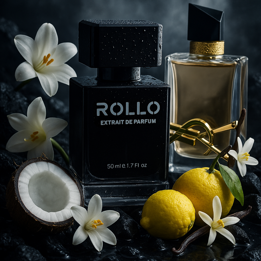 ROLLO EXTRAIT DE PARFUM 522 - įkvėpti YSL Libre Flowers and Flames